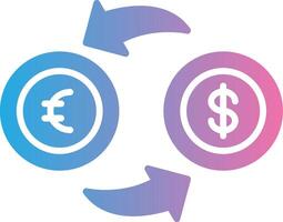Currency Exchange Interactive Symbol vector