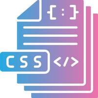 CSS File Digital Tech Element vector