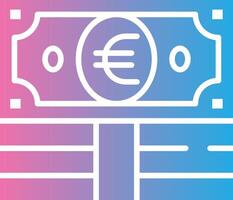 Euro User Interface Mark vector