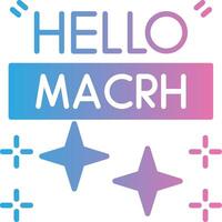 March Smooth App Visual vector