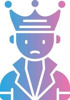 King Muted Tone Element vector