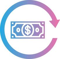 Money Back Guarantee Stylized Flat Drawing vector