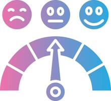 Meter Gradient Style Element vector