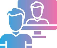 Online Meeting Interactive UI Design vector