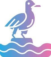 Pelican Isometric Web Illustration vector