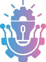 Technology Iconic Line Form vector