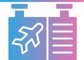 Boarding Gate Clean UI Concept vector