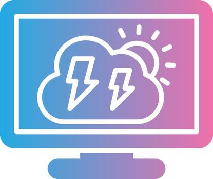 Computer Handcrafted UI Symbol vector