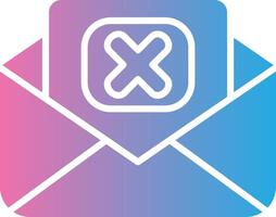Email Color Block Badge vector