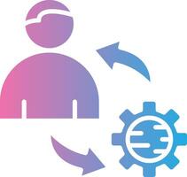 Employee Smooth UI Symbol vector