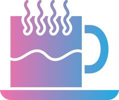 Mug Stylized Flat Drawing vector