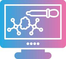 Pipette Interface Line Graphic vector