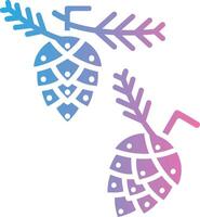 Pine Cone Geometric App Mark vector