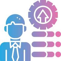 Skill Development High Contrast Badge vector