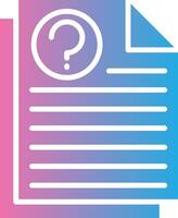 Ask Gradient Style Element vector