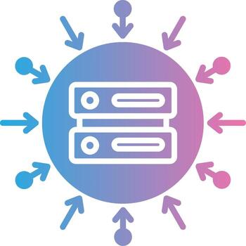 Aggregation Responsive App Shape vector