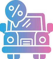 Car Discount Mobile App Illustration vector