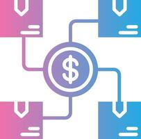 Cost Simplified Design Piece vector