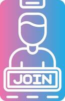 Join Crisp Outline Artwork vector