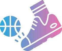 Kick Minimal Art Object vector