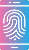 Mobile Password Custom Line Element vector