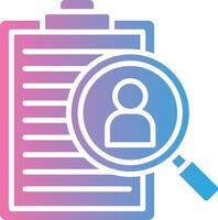 Prospecting Sleek Visual Mark vector