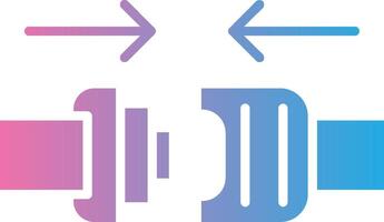 Safety Belt Abstract UI Visual vector