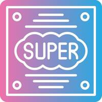 Super Iconic Line Form vector