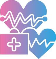 Cardiovascular Interactive UI Design vector