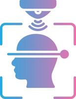 Face Recognition Digital App Concept vector