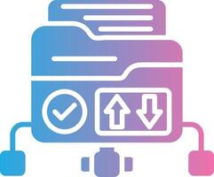 File Transfer Protocol Monotone Sketch Design vector