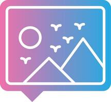 Picture Color Stroke Symbol vector