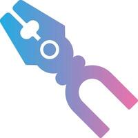 Pliers Soft Outline Graphic vector