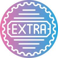 Extra Minimal Design Badge vector