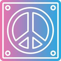 Pacifism Clean Sketch Form vector