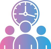 Team Management Futuristic UI Mark vector