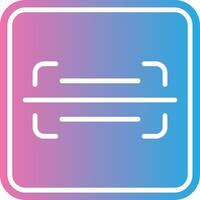 Scanner Minimal UI Element vector