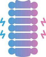 Spinal Cord Vivid App Element vector