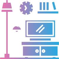 Tv Stand App-Based UI Graphic vector