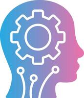 Psychology Outlined Frame Object vector