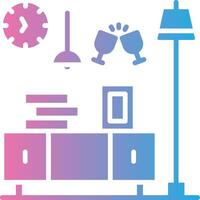 Sideboard Handcrafted UI Symbol vector
