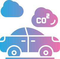 Co2 3D Rendered Symbol vector