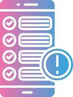 To Do List Creative Grid Symbol vector