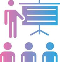 Presentation Simplified Line Mark vector