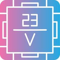 Vanadium Crisp Outline Artwork vector