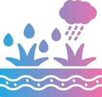 Water 3D Rendered Symbol vector