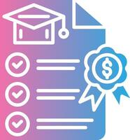 Examination Interactive UI Design vector