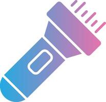 Flashlight 3D Rendered Symbol vector