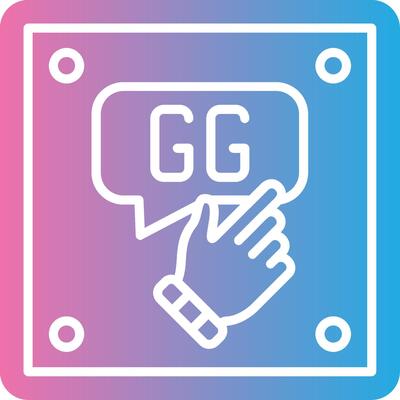 Gg Futuristic App Badge