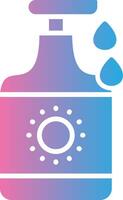 Lotion Gradient Themed Symbol vector